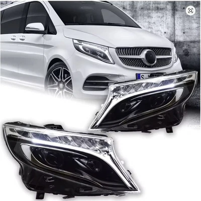 Faros proyectores LED para Mercedes-Benz W447 Vito Clase V AKD 2013-2019 Foto 1 de 4