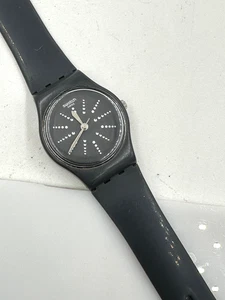 Swatch watch CHESERA LM141 Dark gray 25mm Women's great condition new battery - Picture 1 of 5