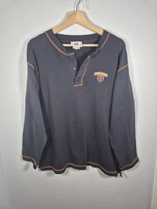 Top de colección años 90 NFL Chicago Bears Grandad manga larga mediano para hombre - Imagen 1 de 7