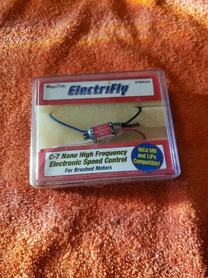 GREAT PLANES Electricfly C-7 Nano Hi Frequency Electronic Speed Control GPMM2005 - Image 1 of 4