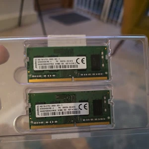 kINGSTON 8GB RAM (2x4GB) DDR4 PC4 2666 MHz Laptop SODIMM Memory - Picture 1 of 1