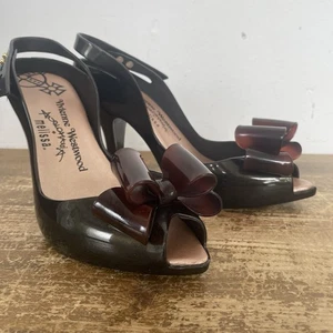 Vivienne Westwood 6 Dama Dragón Arco Anglomanía Negro Melissa Carey - Imagen 1 de 21