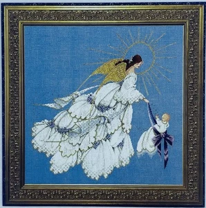 Vtg Lavender & Lace ‘Angel Of Mercy II’ Stitch Chart LL52 Marilyn Leavitt-Imblum - Picture 1 of 10