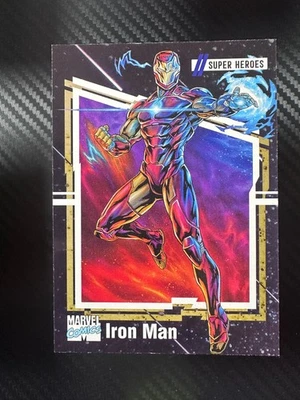 2024 蜘蛛侠 Renditions - Marvel Universe Impel - 钢铁侠 #82 - 近乎完好 — 第 1/2 张图片