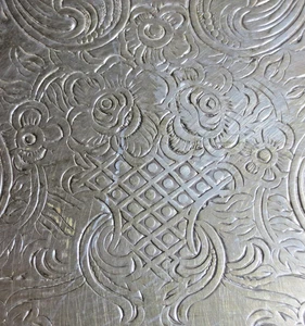 NIEDRIGER PREIS! Vintage 15" International Silver Co "Camille" Serviertablett #6072 um 1940 - Bild 1 von 22