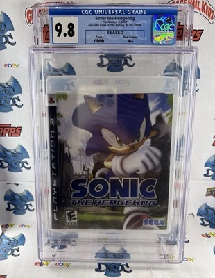 2007 Sonic The Hedgehog Playstation 3 CGC Graded & Sealed 9.8 A++🔥 - Image 1 of 4