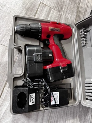 ShopSource, Cordless Drill Driver Set, 18 V Variable Speed Case, Bits, Batteries - Image 1 of 4