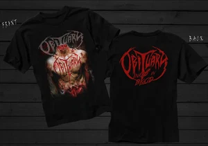 New DTG printed T-shirt -OBITUARY- Inked in Blood - Picture 1 of 1