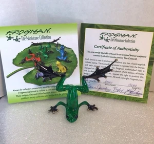 Tim Cotterill Frogman Miniature Forest Art Frog READ - Picture 1 of 14
