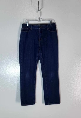 LL Bean Women's Fleece Lined Classic Fit 12 Regular Jeans 5-Pocket - Image 1 of 4