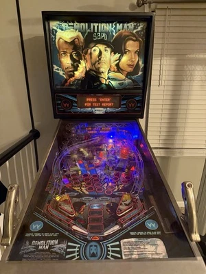 1994 Williams Demolition Man Pinball Machine - Collector Quality.  All LED! - Image 1 of 2
