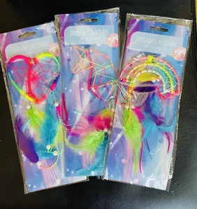Bunte Traumfänger, Herz, Regenbogen, Einhorn Wand Zimmer Deko - Bild 1 von 7