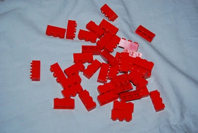 F Lego Lot 39 Red 1 x 3 Bricks 3622 City Modular Creator Star Wars  - Image 1 of 4