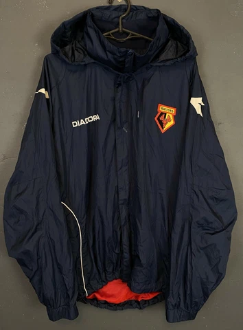 DIADORA MEN'S FC WATFORD JACKET TRACK TOP TRAINING SOCCER FOOTBALL SIZE M MEDIUM Cover