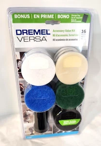 Dremel Versa 16 Piece Power Scrubber Pad Kit W/ Storage Bag PC500 Accessory Kit - Picture 1 of 6