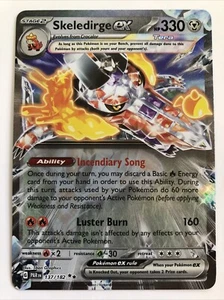 Pokémon TCG Paradox Rift Skeledirge ex Double Rare 137/182 NM - Picture 1 of 2