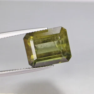 12.35 Cts Exquisite Octagon Cut Unheated Africa Natural Tourmaline Gemstone - Picture 1 of 5