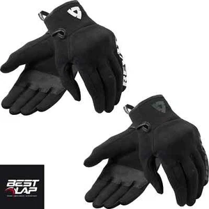 REV'IT GLOVES ACCESS BLACK/BLACK-WHITE GUANTI UOMO ESTIVI DA MOTO CON PROTEZIONI - Foto 1 di 9