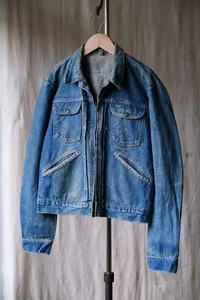 Wrangler 1970’s 24MJZ Denim Jacket Talon Zip - Picture 1 of 8