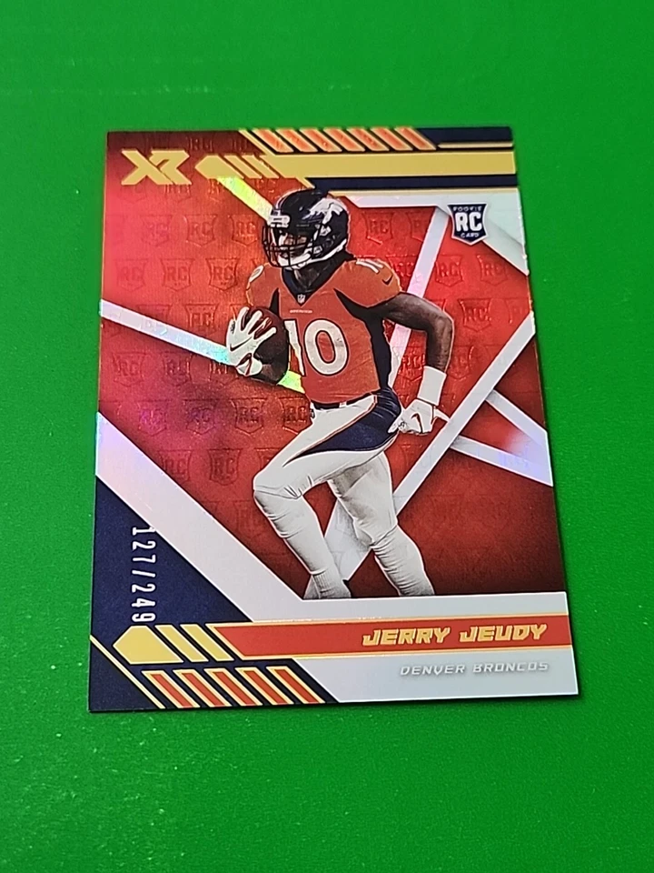 Jerry Jeudy 2020 Panini XR Rookie Red 127/249 , Denver Broncos #105 - Image 1 of 1