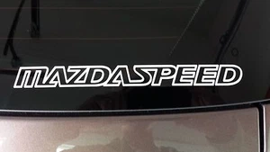 Mazdaspeed Miata Mazda 3 6 Protege RX8 Vinyl Window Decals Stickers Zoom Zoom - Picture 1 of 1