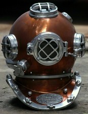 Antiqued Diving Helmet Mark V Deep Sea Explorer Antique Diving helmet Free Ship