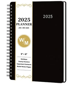 2025 Planner - 2025 Planner Weekly and Monthly, Jan 2025 - Dec 2025, 5" X 8", Tw - Picture 1 of 7