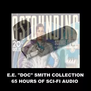 E. E. 'DOC SMITH' AUDIOBOOKS. ENJOY 65 HRS OF SCI-FI ON A USB FLASH DRIVE! - Foto 1 di 2