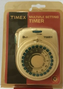 TIMEX Multiple Setting Timer TX12621X Up To 12 On/Offs Per Day NOS - Picture 1 of 3