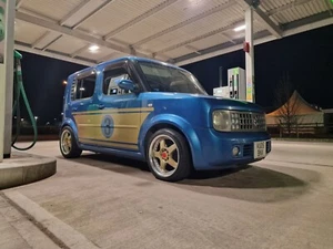 Nissan Cube Side Stripes Graphics Stickers Decals Z11 Z12 Custom Colour + Number - Picture 1 of 6