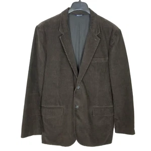 GAP Men Corduroy Blazer Jacket Blazer Sz XL Brown Button Up Casual Office City - Picture 1 of 8