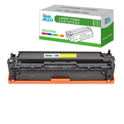 Yellow Toner Cartridge For HP CB542A LaserJet Pro CP1514n CP1515n CP1518ni - Image 1 of 4