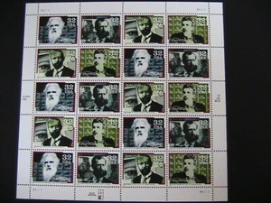 1995 PIONEERS OF COMMUNICATION #3061-4 Full Mint Sheet of 20 Postage Stamps - Picture 1 of 5