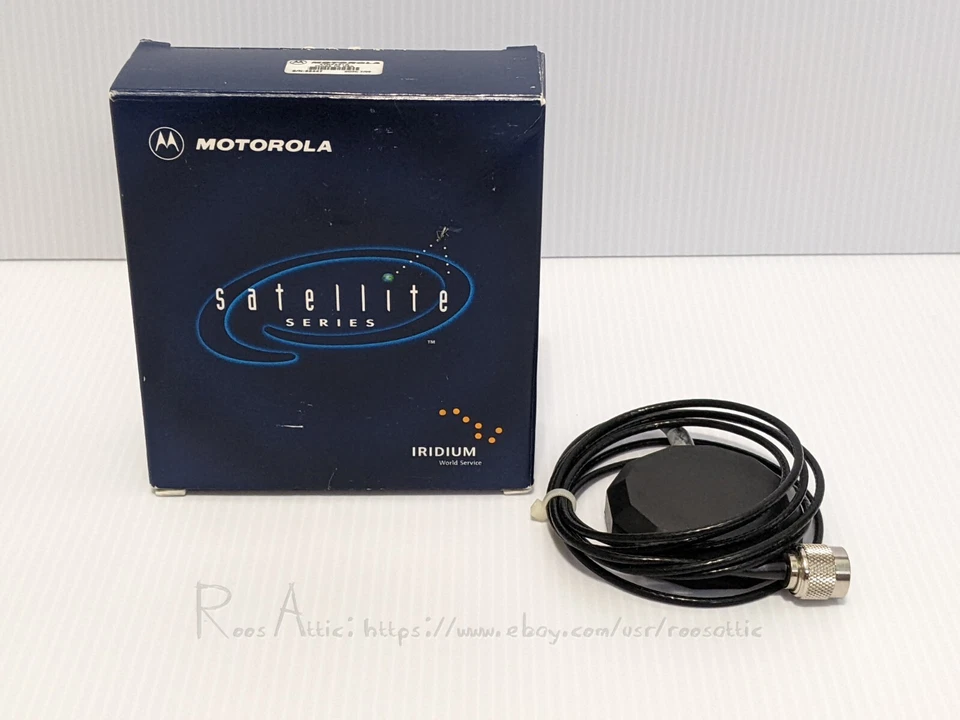 OEM Motorola Iridium Teléfono Satelital Auxiliar Coche Magnético AeroAntena SYN7391A Foto 1 de 1