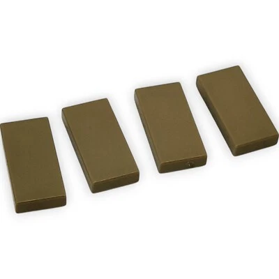 Lego 4x Fliese Olivgrün Olive Green Grün 1x2 Tile 3069 Ersatzteile Teil Stein - Bild 1 von 3