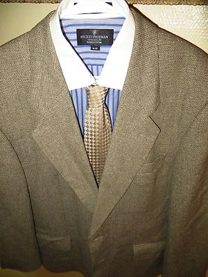 Jaqueta Hugo Boss Apollon masculina blazer de lã de seda casaco esportivo 42 longa incrível - Imagem 1 de 4