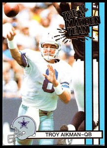 1990 Action Packed All-Madden #21 Troy Aikman