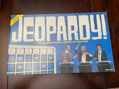 Vintage Jeopardy 1986 Television Show Board Game 5454 by Pressman Fast Shipping - Image 1 of 4