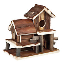 Pet Ting Natural Living Birte Wood Hamster Mouse House Mansion Wooden Home X2