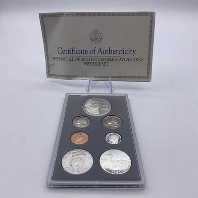 1993-S Bill of Rights Proof Prestige Set Commemorative Coins James Madison COA - Image 1 of 4