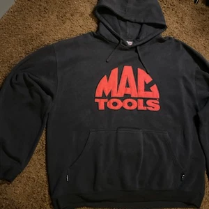 Felpa con cappuccio vintage Mac Tools felpa ricamata uomo 2X Chase Authentics Nascar - Foto 1 di 14