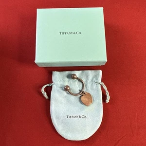 TIFFANY&CO. Silver 925 Apple Motif Key Ring/7BC1454 - Picture 1 of 7