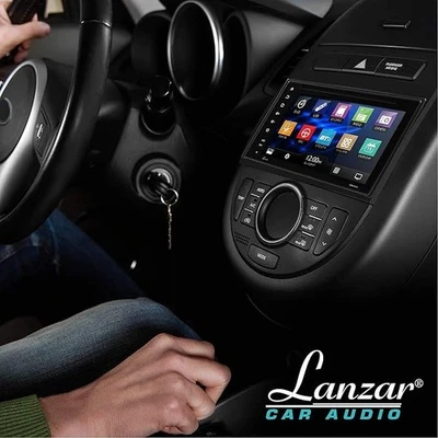 PYLE SDAND620 - Premium Lanzar Android 6.5" Double Din Bluetooth Widescreen Car  - Image 1 of 4