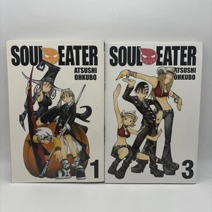 Soul Eater Manga English Lot Vol. 1, 3 Atsushi Ohkubo Yen Press Soft Cover - Picture 1 of 6