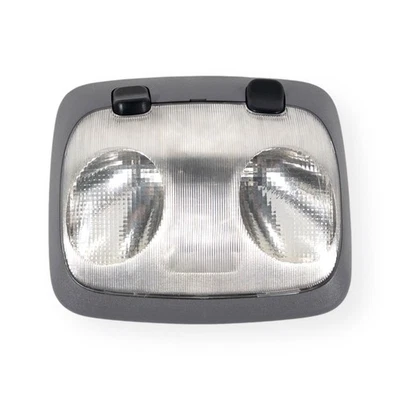 1991-2001 Ford & Mercury Dark Gray Overhead Center Dome Roof Map Light - Image 1 of 4
