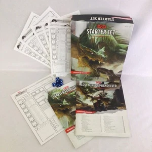 D&D Dungeons and Dragons Game Starter Set (2014) Used EB25JH - Picture 1 of 21