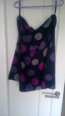 Laura ashley purple patterned wool skirt size 20 - Image 1 of 3