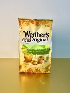 🟣 New Limited Werther’s Harvest Caramel Apple Filled HARD Candy 9.4oz (1 Bag) - Picture 1 of 2