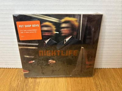 PET SHOP BOYS NIGHTLIFE US Only Limited Edition 2xCD Hype Sticker NEW SEALED - Image 1 of 4