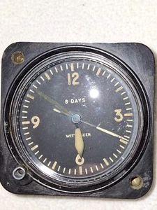 WITTNAUER ARIPLANE WATCH FOR REPAIR  OR PARTS. RUNNING CONDITION - Picture 1 of 12